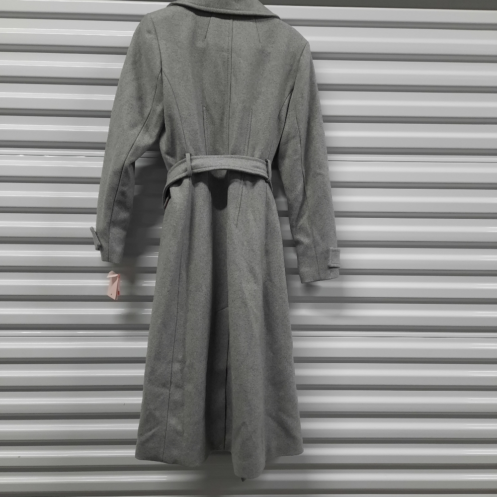 Kate Spade Womens Coat Size Small Gray Wool Blend - Picture 4 of 11